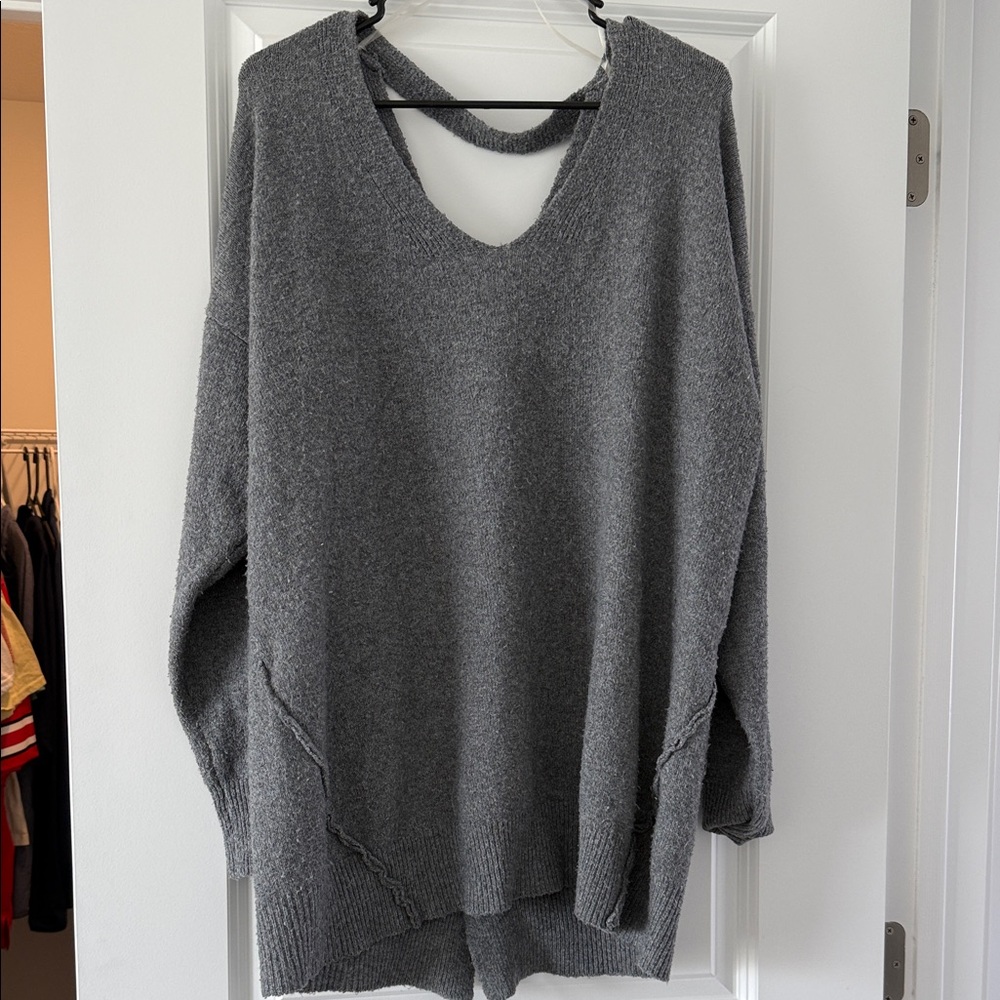Maurices Charcoal V-Neck Sweater